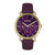Bertha Gwen Ladies Watch w/Day/Date - Purple