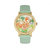 Bertha Luna Mother-Of-Pearl Leather-Band Watch - Mint