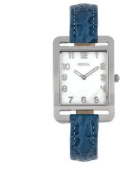 Bertha Marisol Swiss MOP Leather-Band Watch