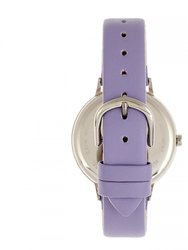 Delilah Leather-Band Watch