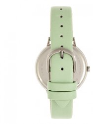 Delilah Leather-Band Watch