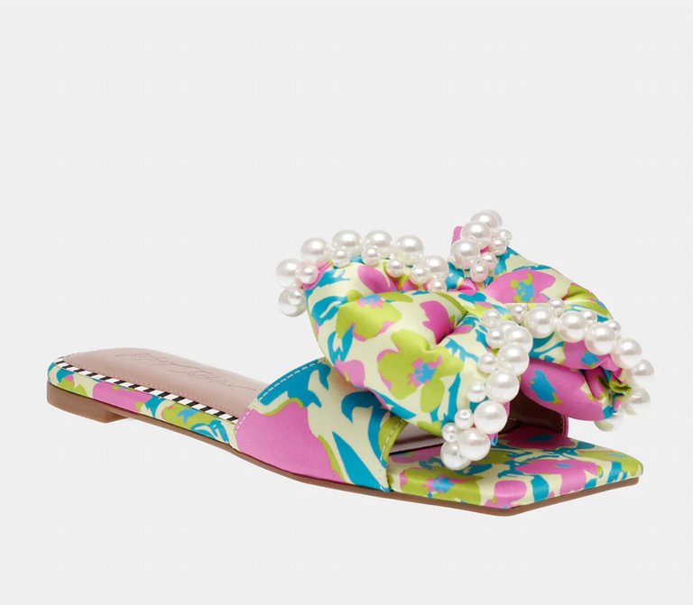 Liah Sandal In Yellow Multi - Yellow Multi