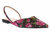 Vance Bejeweled Flats In Blk/Pink Floral