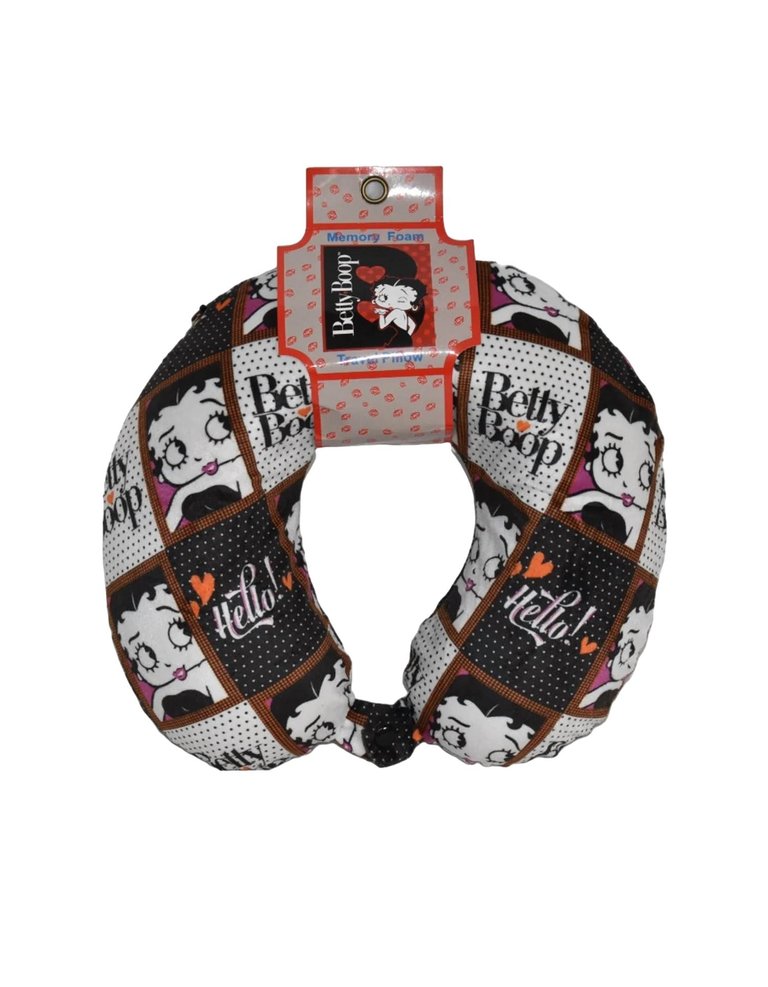 Travel Neck Pillow In Black Multi - Black Multi