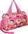 Women's Duffel Bag In Pink With Kisses - Pink With Kisses