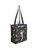 Women's Polyester Shopping Bag In Black/multi Kisses - Black/multi Kisses