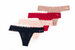 Panty Party of 4 - Black, Peach, Red, & Taupe