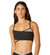 Spacedye Blocked At Your Leisure Yoga Sports Bra - Darkest Night/Chai Colorblock