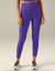 Spacedye Out Of Pocket High Waisted Midi Legging - Ultra Violet Heather