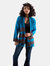 Women's Jodhpur Cardigan - Blue