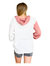 Best On The Block Hoodie In White And Pink