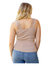 I Can Love You Better Lace Tank Top In Taupe