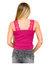 I Can Love You Better Lace Trim Tank Top In Berry