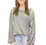 Knit Contrast Sweatshirt In Grey