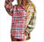 Plaid Check Buttoned Down Shirt - Multi Color