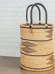 Bolga Baskets - Laundry Hamper Natural Palette