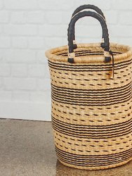 Bolga Baskets - Laundry Hamper Natural Palette