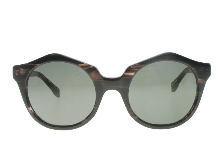 Haino + S Sunglasses - BE214 - Crystal Grey Horn