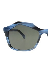 Jinbo + S Sunglasses - BP241 - Blue Horn