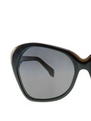 Mabashi + S Sunglasses - BP247 - Black+Brown Wooden