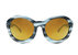 Mabuchi + S Sunglasses - BHP107 - Crystal Blue Line Pattern