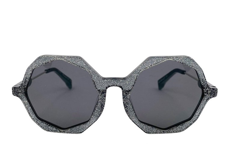 Obashi + S Sunglasses - BE228 - Crystal Gey With Glitter