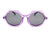Obashi + S Sunglasses - BE228 - Crystal Purple With Glitter