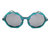 Obashi + S Sunglasses - BE228 - Crystal Green With Glitter