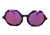 Obashi + S Sunglasses - BE228 - Wooden Effect Surface In Purple Tortoise