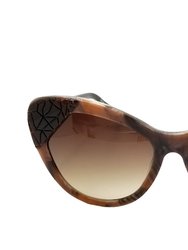 Obori + S Sunglasses - BE230 - Brown Horn/Black