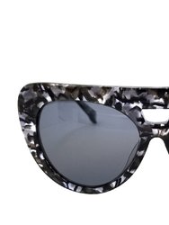 Royama + S Sunglasses - BP266 - Black Marble/Matt Silver