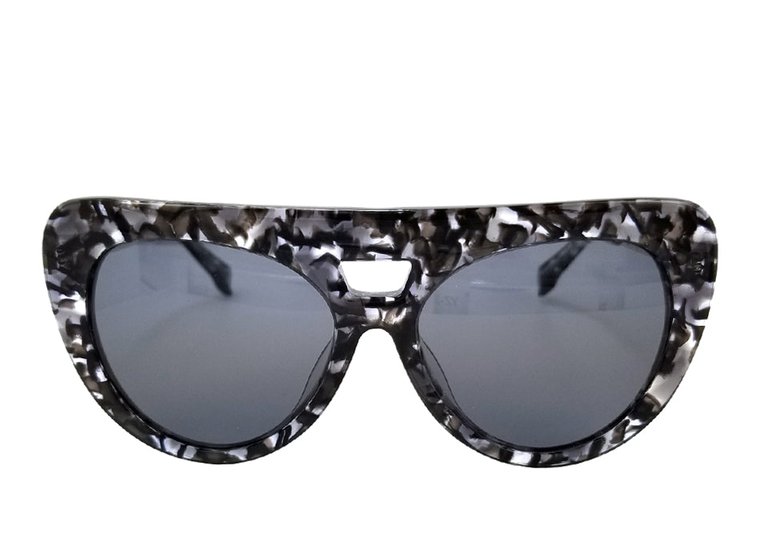Royama + S Sunglasses - BP266 - Black Marble/Matt Silver