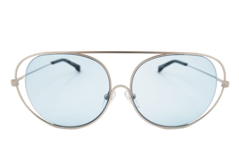 Saigusa + S Sunglasses - BP275 - Matt Silver