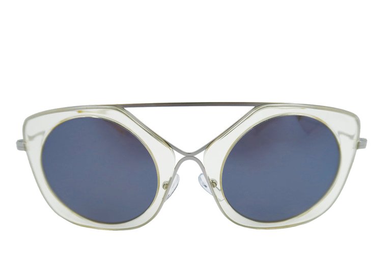 Saiko + S Sunglasses - BE245 - Silver / Crystal Light Yellow
