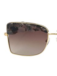 Tachioka + S Sunglasses - BE253 - Gold / Black Tortoise
