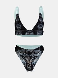 Bondi Beach Bikini in Wolf Reversible - Wolf