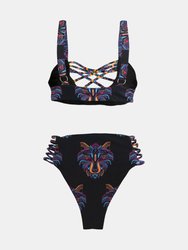 Byron Bay Reversible Bikini - Festival Wolf