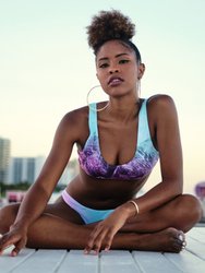 Coogee Beach Bikini in Palm Tree Print