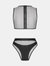 Hamilton Island Bikini In Liquid Black Reversible