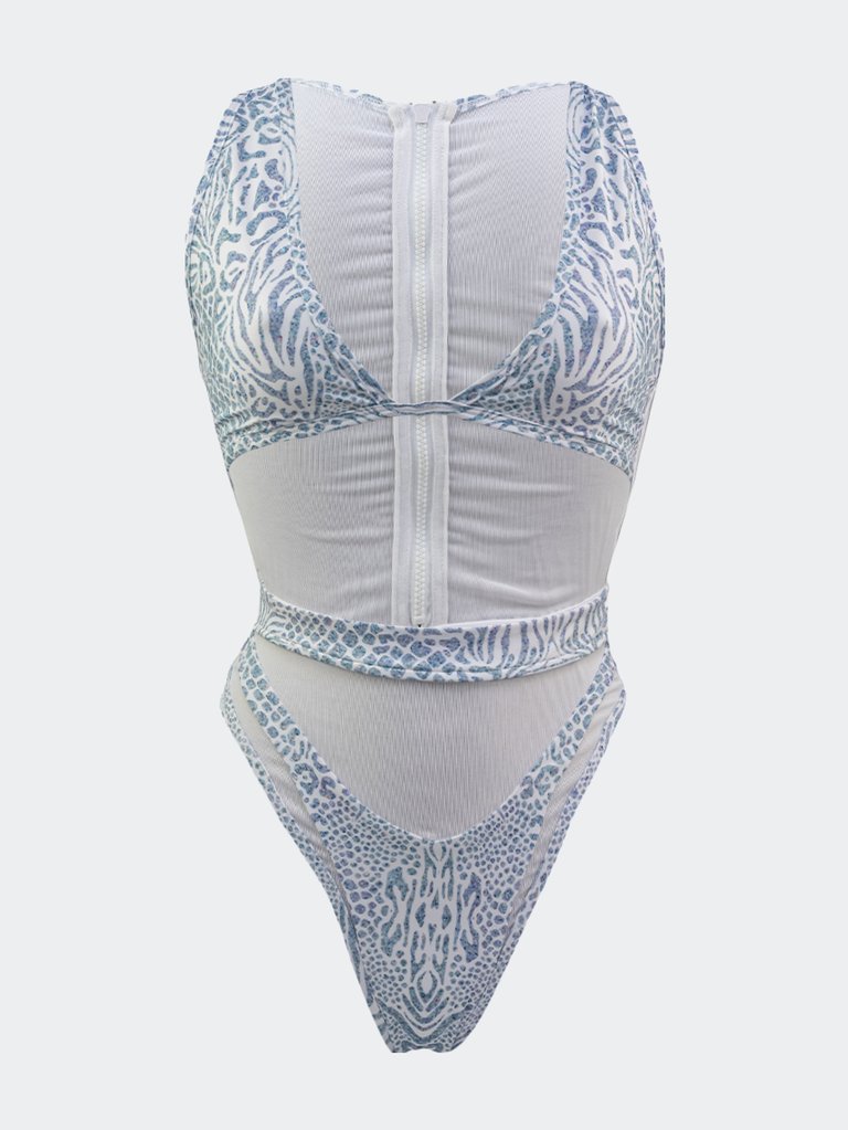 Hayman  Island One Piece - Animale Glitterati Reversible