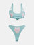 Magnetic Island Bikini in Animale Glitterati Reversible