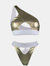 Shark Bay Bikini in Gold Dust Reversible - Gold Dust