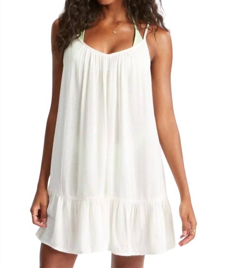 Beach Vibes Cover Up In White - White