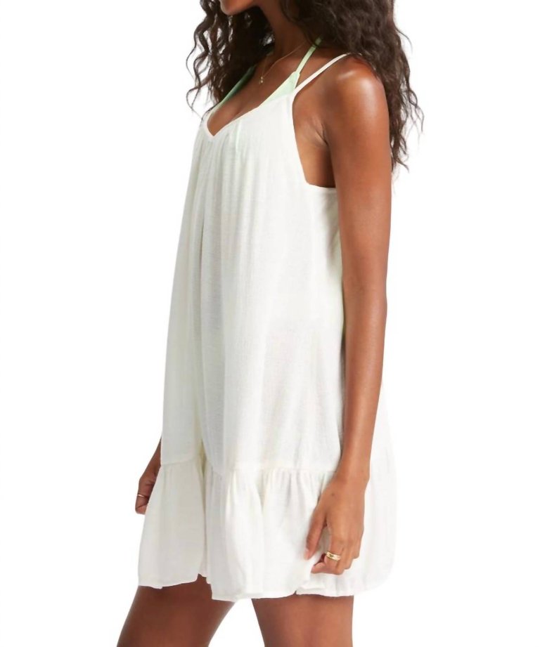 Beach Vibes Cover Up In White