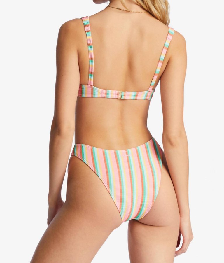 Island Glow Tanlines Hike Bikini Bottom In Multi