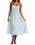 Rebel Heart Midi Slip Dress In Pure Aqua - Pure Aqua