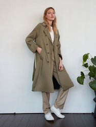 Atwood Double Breasted Trench Coat 