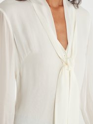 Brigitte Tie Neck Top