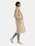 Bronte Faux Shearling Trench Coat