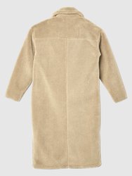 Bronte Faux Shearling Trench Coat